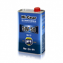 HG0550 Масло моторное синтетическое 5W-50 SM/CF FULL SYNTHETIC MOTOR OIL 1л 1/12шт